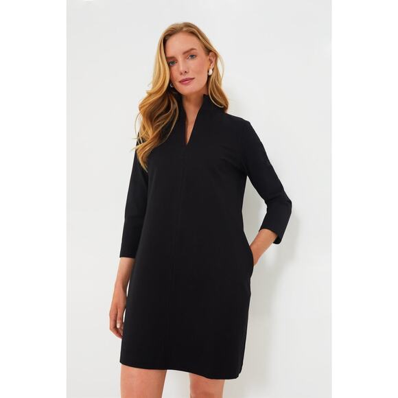 TUCKERNUCK Black Ponte Clifton Dress Size M NWT Retail $168 Tuckernuck - Picture 7 of 8